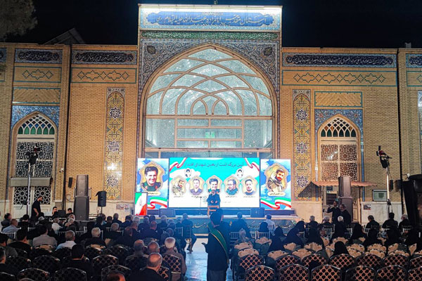 مراسم چهلم شهدای اقتدار در آستان مقدس امامزاده ابوعبدالله(علیه السلام) شهرری برگزار شد