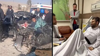 ببینید / لحظه رضایت سقاب اصفهانی (معاون رئیس جمهور) برای اهدای عضو فرزندش