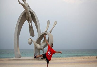 تصاویر: مسابقه بزرگ دوی ماراتن کیش