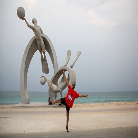 تصاویر: مسابقه بزرگ دوی ماراتن کیش